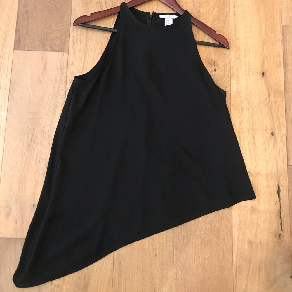 H&M slanted blouse